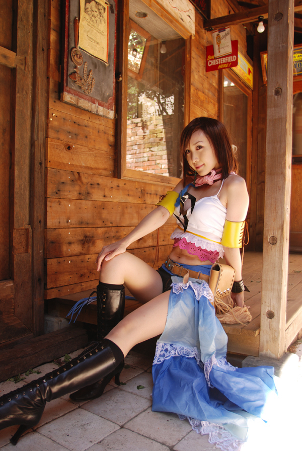 [Cosplay]日本性感制服美女Final Fantasy yunagan1