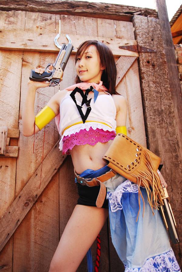 [Cosplay]日本性感制服美女Final Fantasy yunagan1