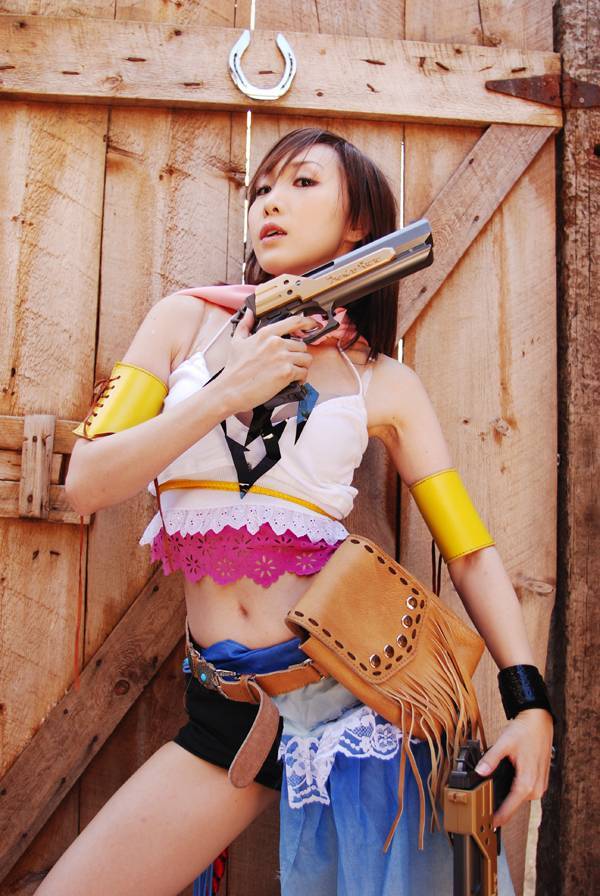 [Cosplay]日本性感制服美女Final Fantasy yunagan1