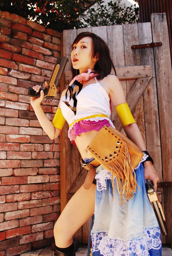 [Cosplay]日本性感制服美女Final Fantasy yunagan1