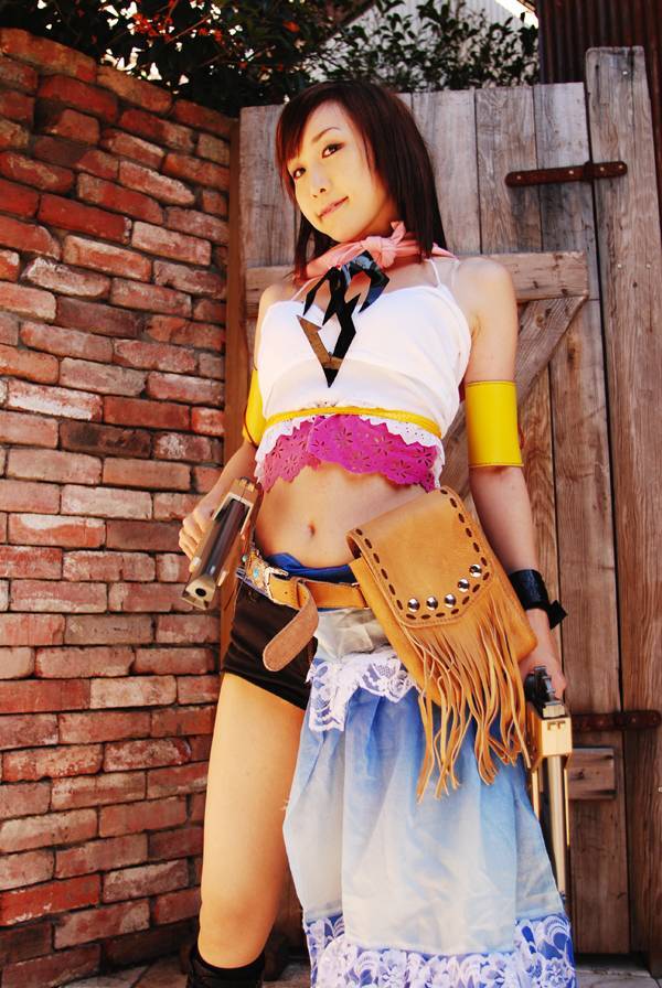 [Cosplay]日本性感制服美女Final Fantasy yunagan1