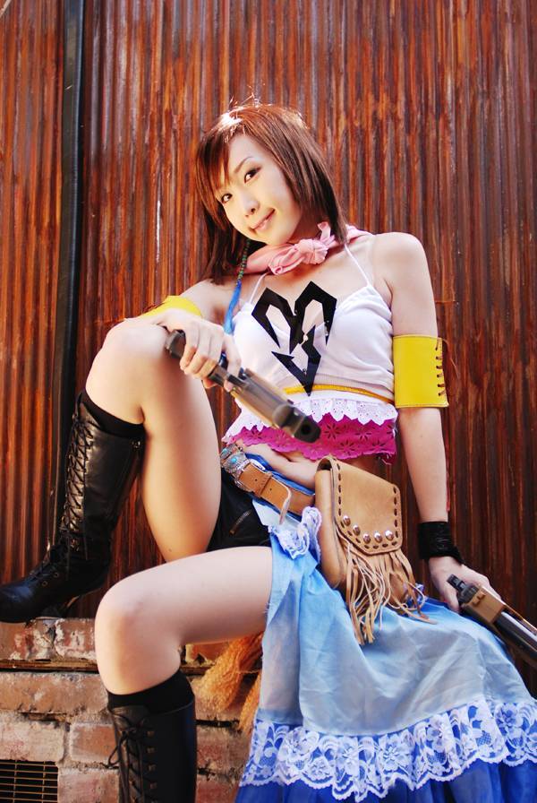 [Cosplay]日本性感制服美女Final Fantasy yunagan1