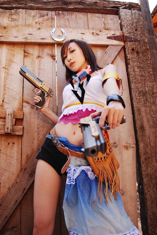 [Cosplay]日本性感制服美女Final Fantasy yunagan1