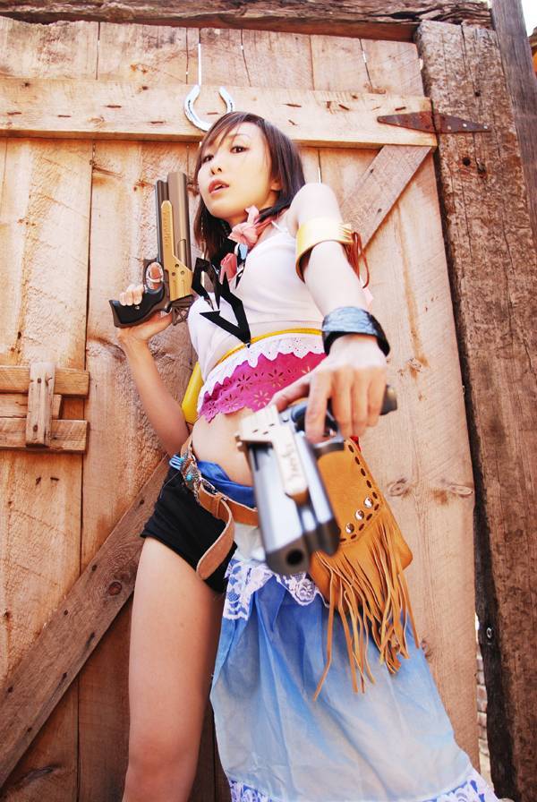 [Cosplay]日本性感制服美女Final Fantasy yunagan1