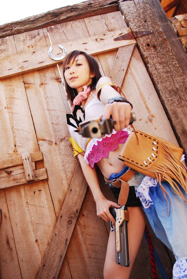 [Cosplay]日本性感制服美女Final Fantasy yunagan1