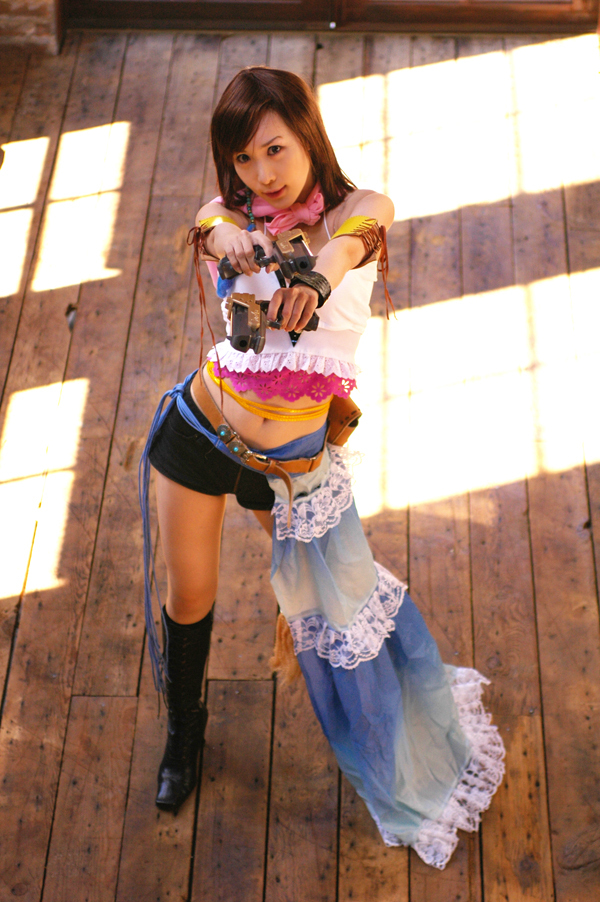 [Cosplay]日本性感制服美女Final Fantasy yunagan1
