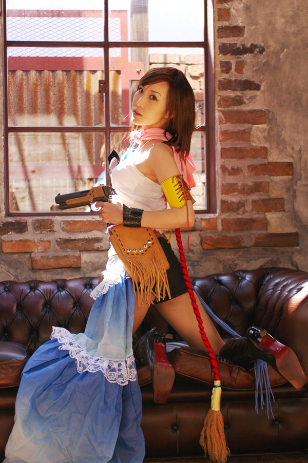[Cosplay]日本性感制服美女Final Fantasy yunagan1