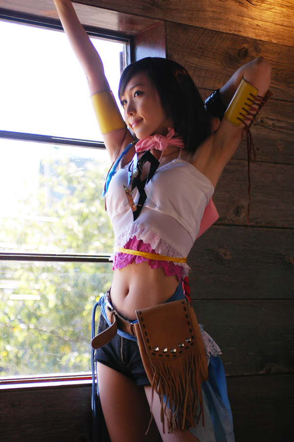 [Cosplay]日本性感制服美女Final Fantasy yunagan1