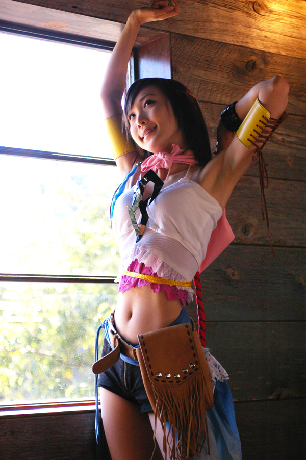 [Cosplay]日本性感制服美女Final Fantasy yunagan1