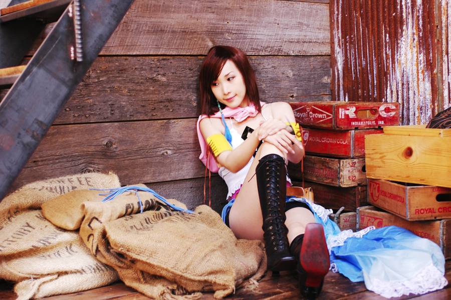 [Cosplay]日本性感制服美女Final Fantasy yunagan1