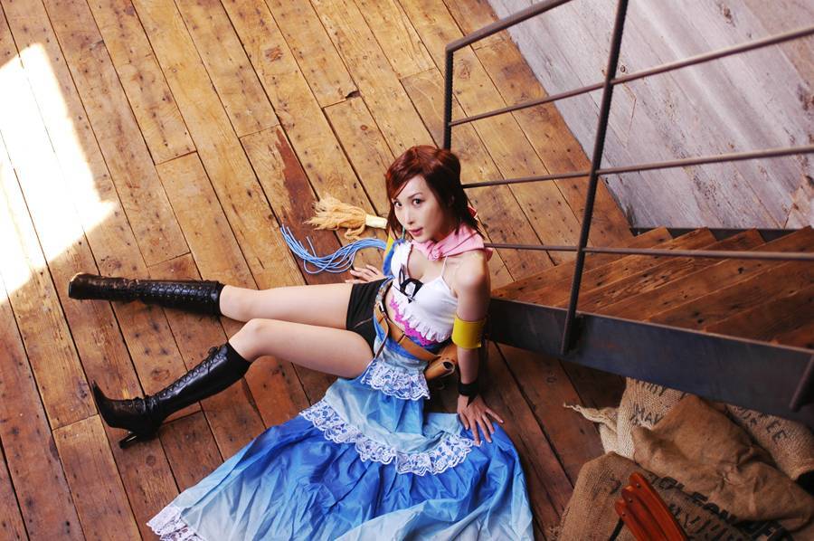 [Cosplay]日本性感制服美女Final Fantasy yunagan1