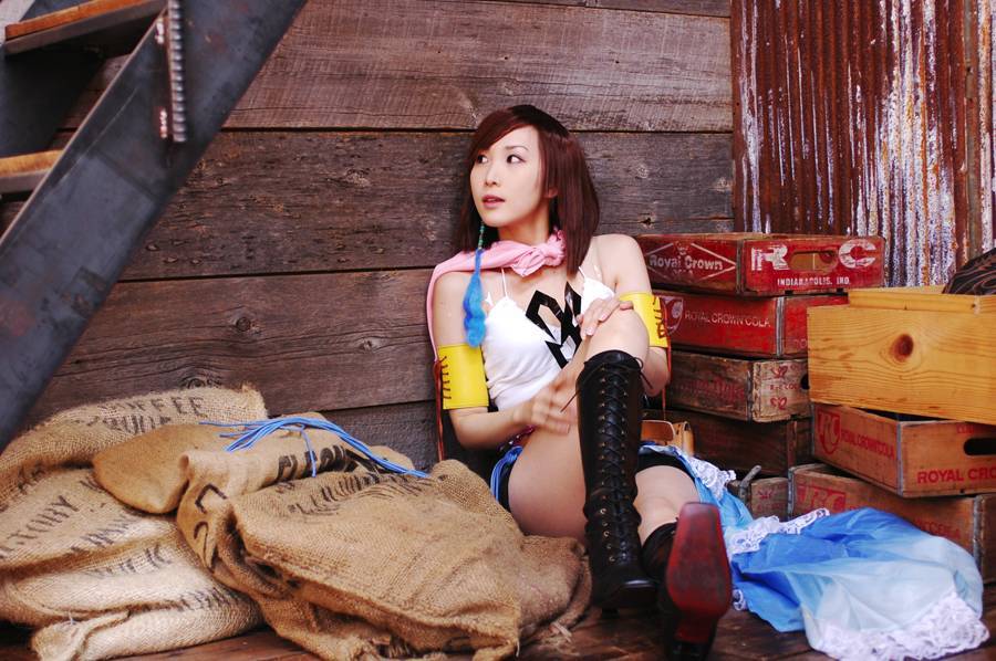 [Cosplay]日本性感制服美女Final Fantasy yunagan1