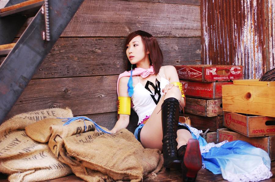 [Cosplay]日本性感制服美女Final Fantasy yunagan1