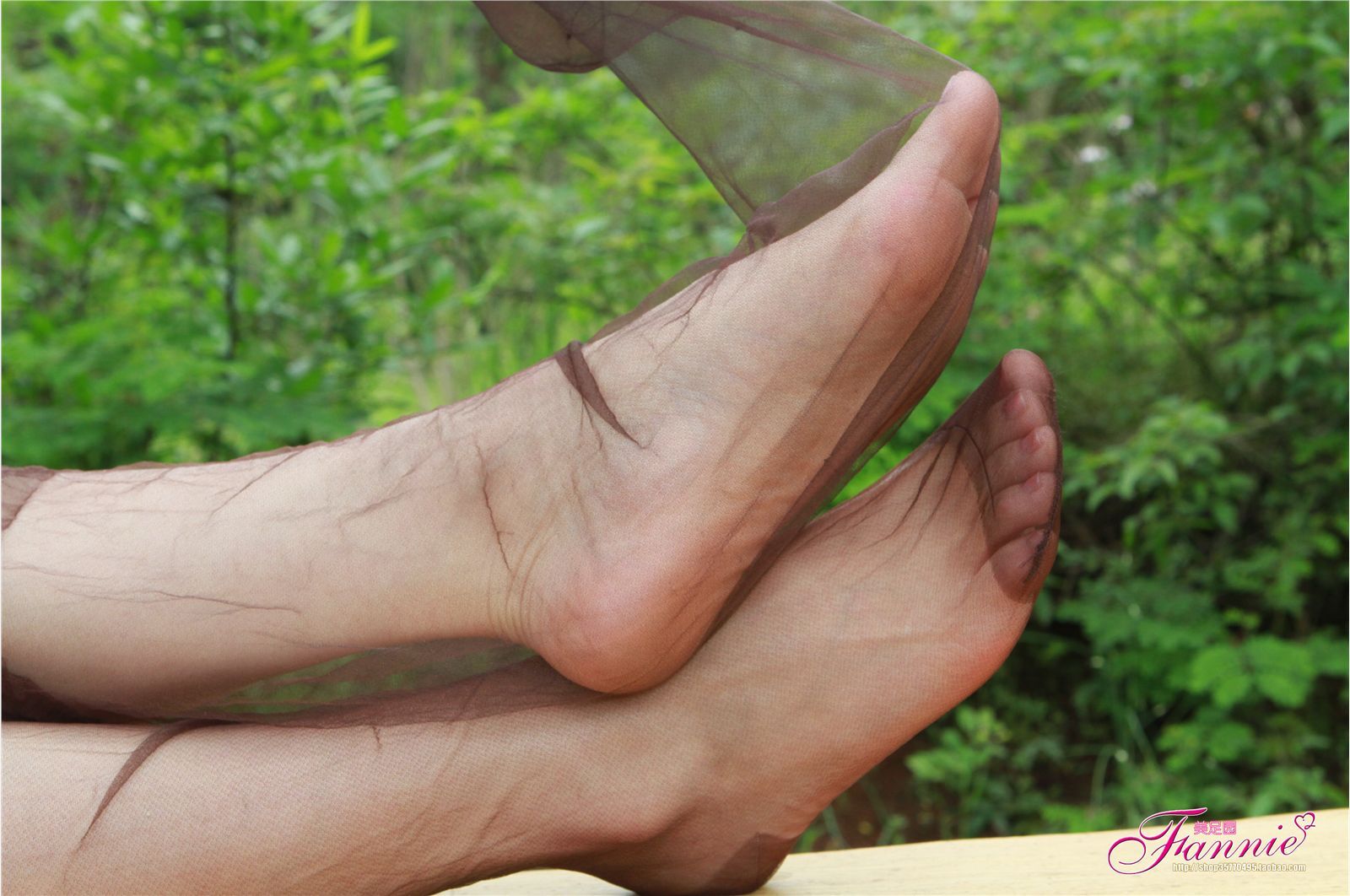 Fannie芬妮高清原图之薄如蝉翼轻若烟（咖啡纯丝）NO.037