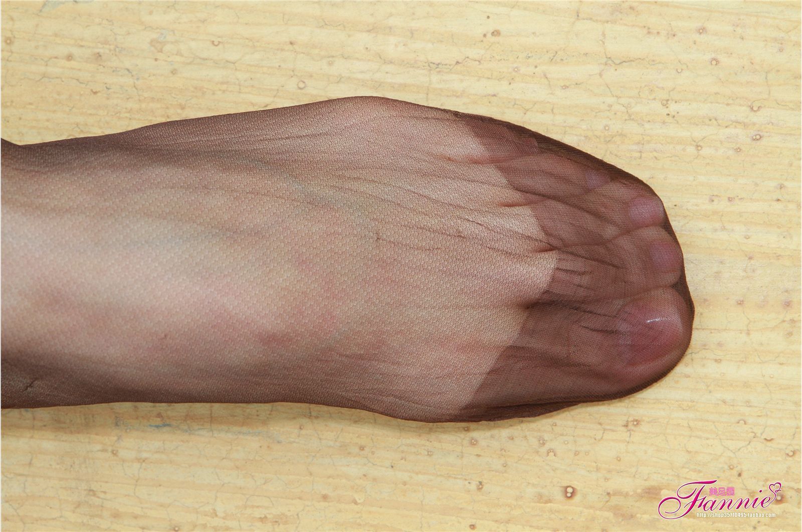 Fannie芬妮高清原图之薄如蝉翼轻若烟（咖啡纯丝）NO.037