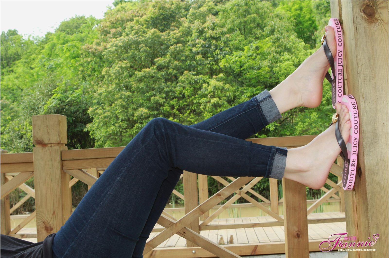 Fannie芬妮高清原图之薄施粉彩（粉拖）NO.040