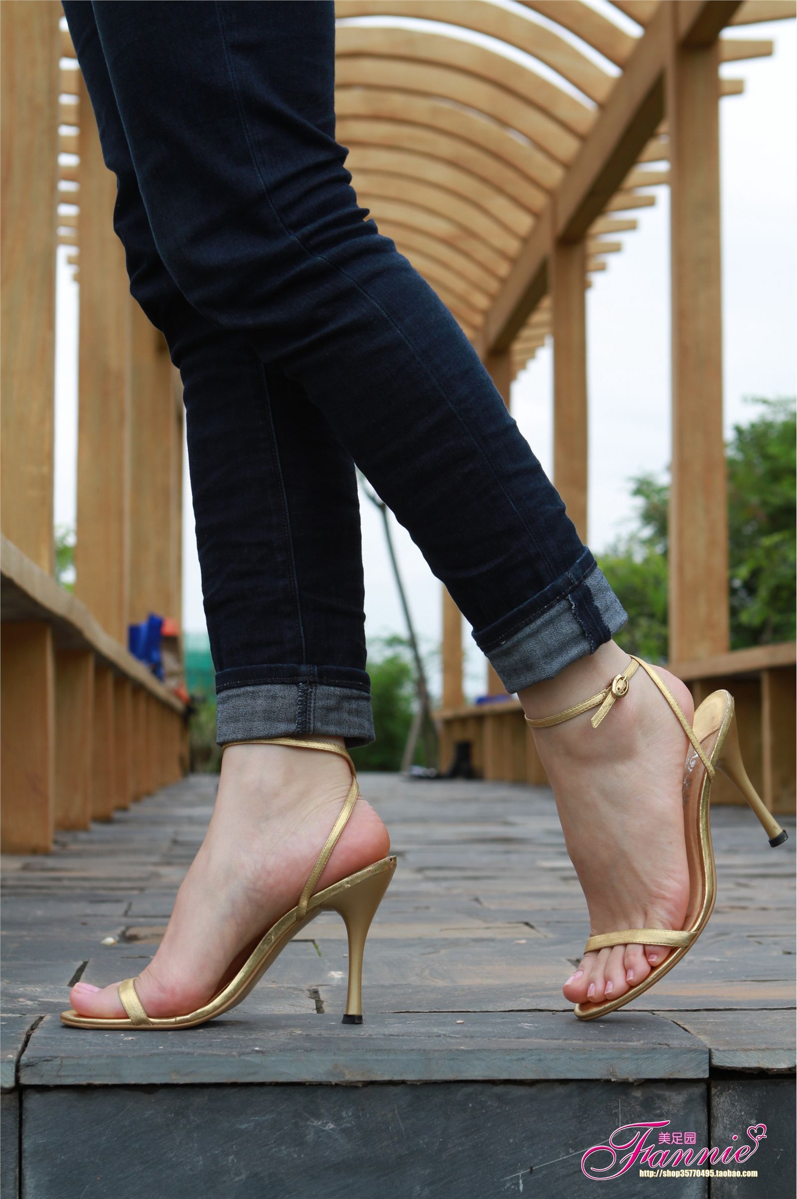 Fannie芬妮高清原图之薄施粉彩（金色旋律）NO.043