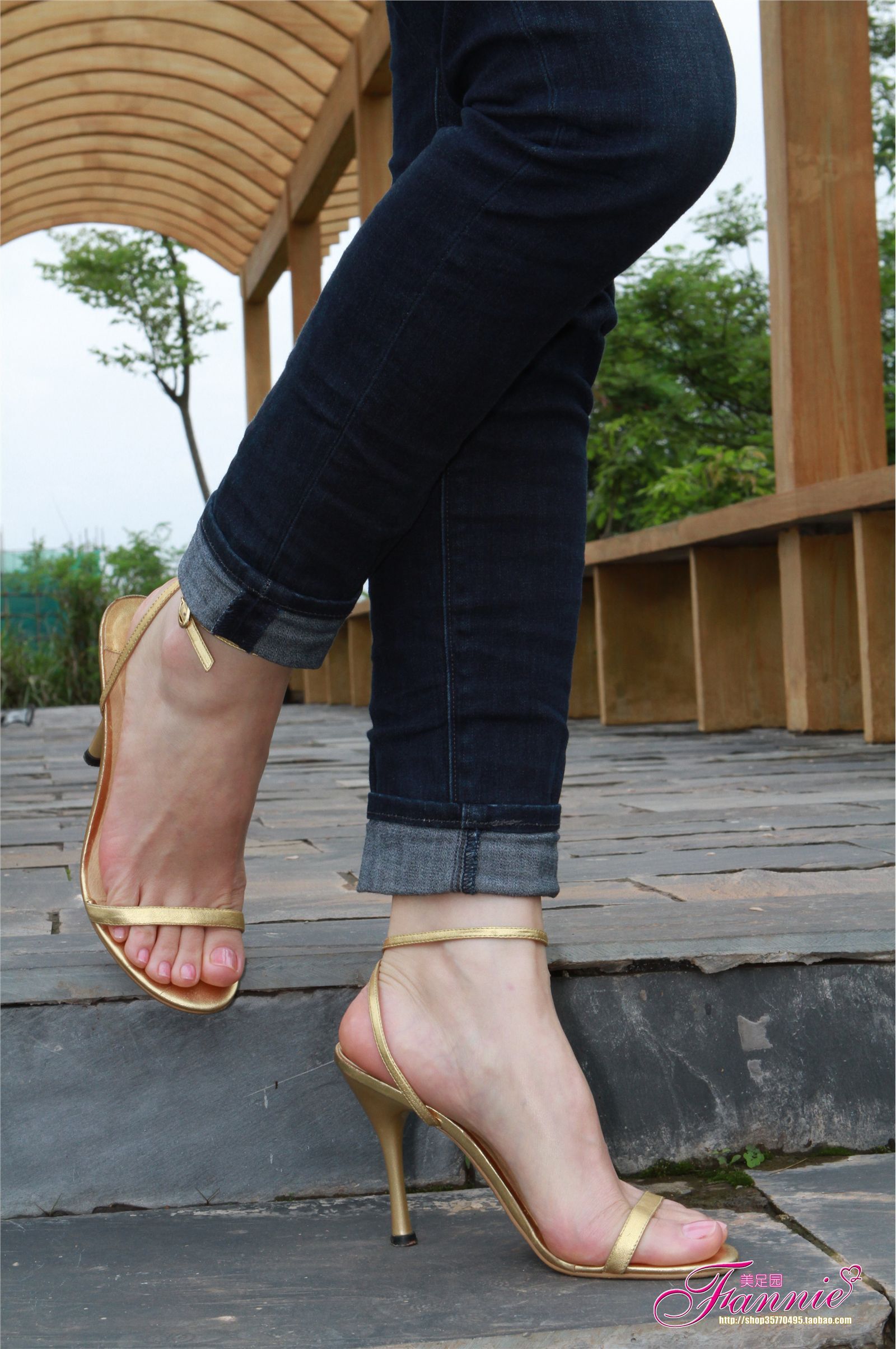 Fannie芬妮高清原图之薄施粉彩（金色旋律）NO.043