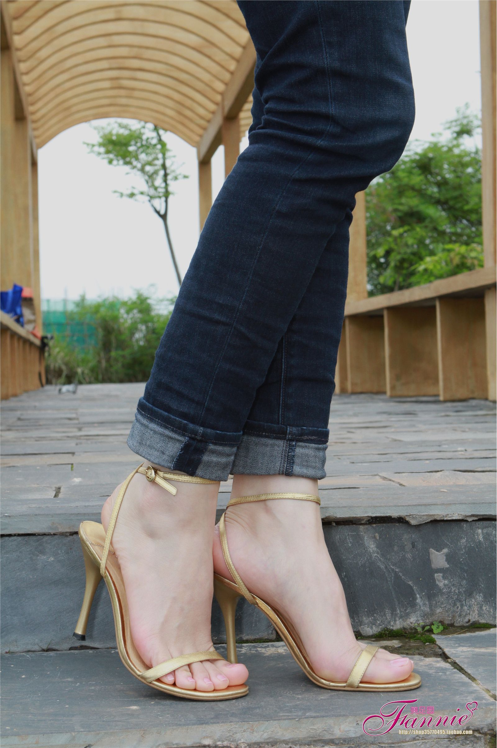 Fannie芬妮高清原图之薄施粉彩（金色旋律）NO.043