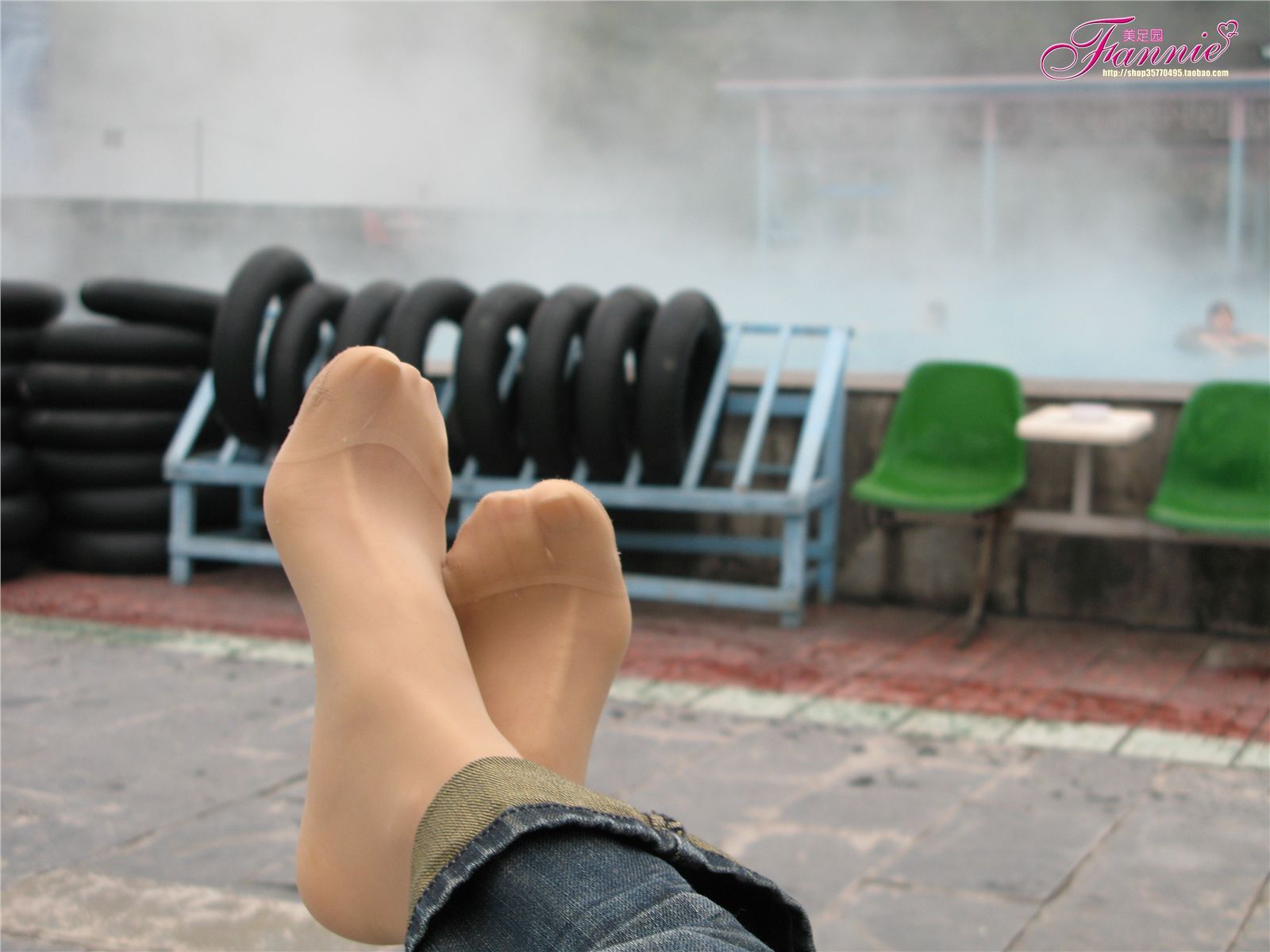 Fannie芬妮高清原图之茶山温泉2丝足NO.046