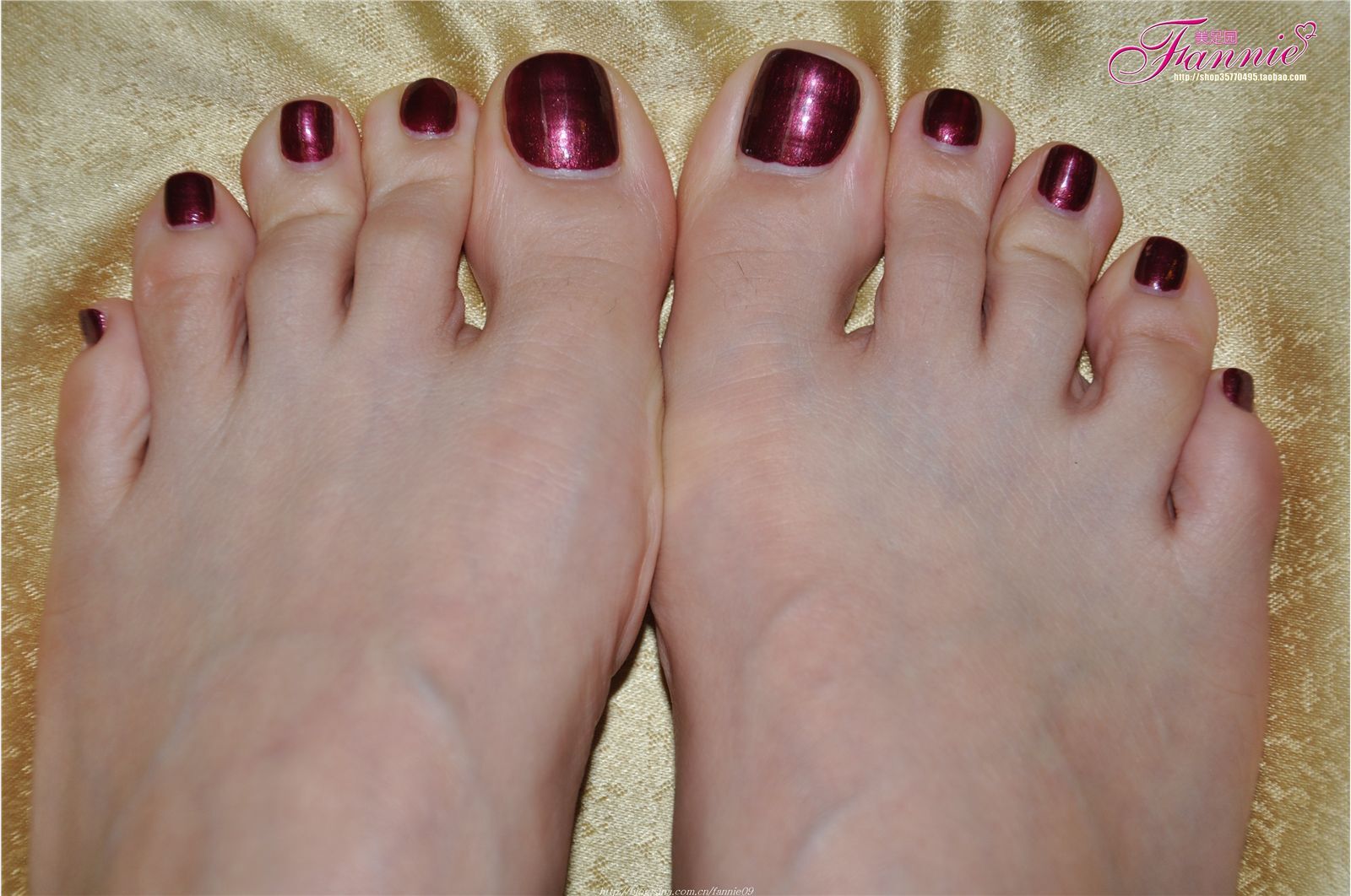 Fannie芬妮高清原图之姹紫嫣紅（裸足1）NO.058