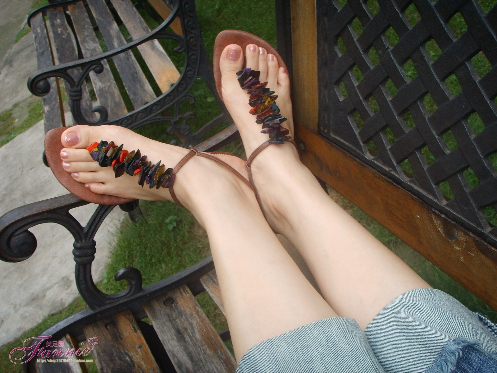 Fannie芬妮高清原图之风起时，勾起无限春光（裸足）NO.144