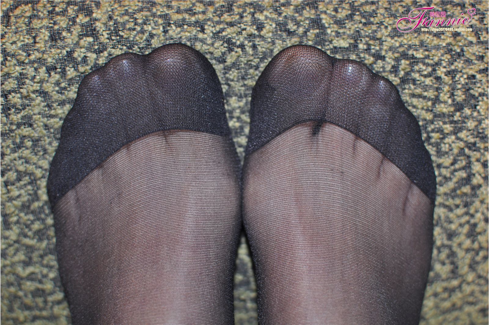 Fannie芬妮高清原图之高跟丝足特写（7）黑丝NO.167