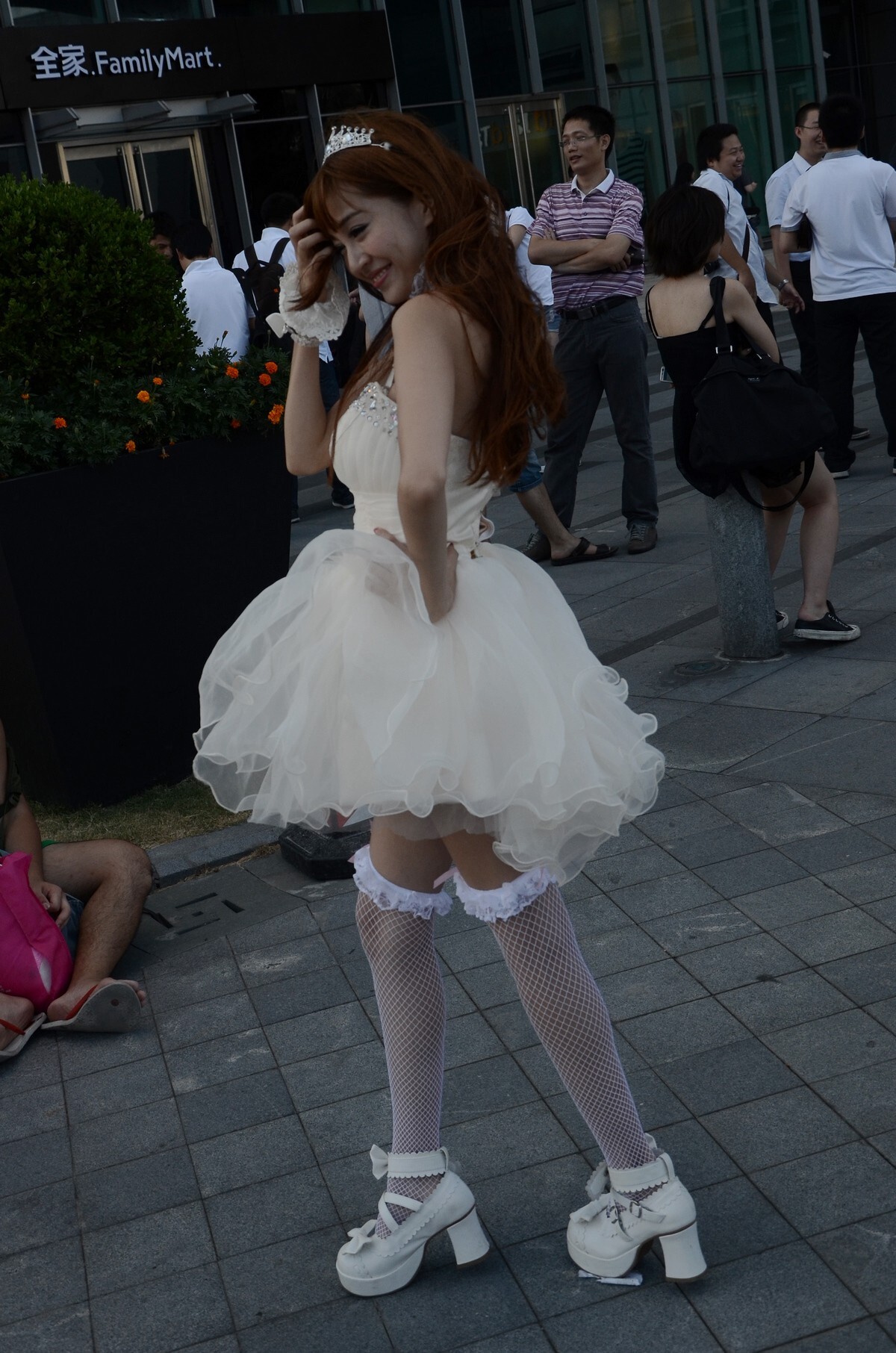 原创街拍丝袜美女078