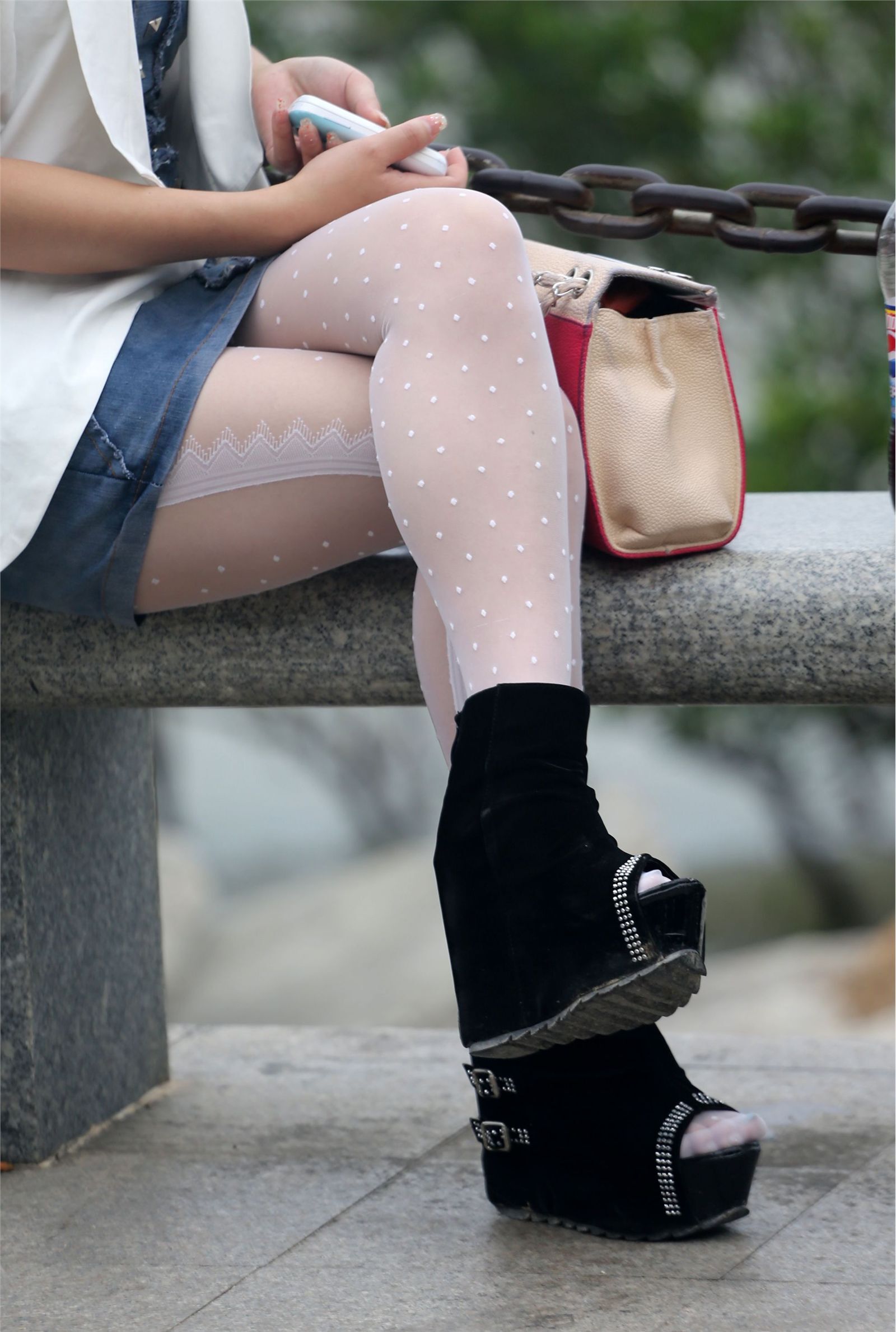 原创街拍丝袜美女078