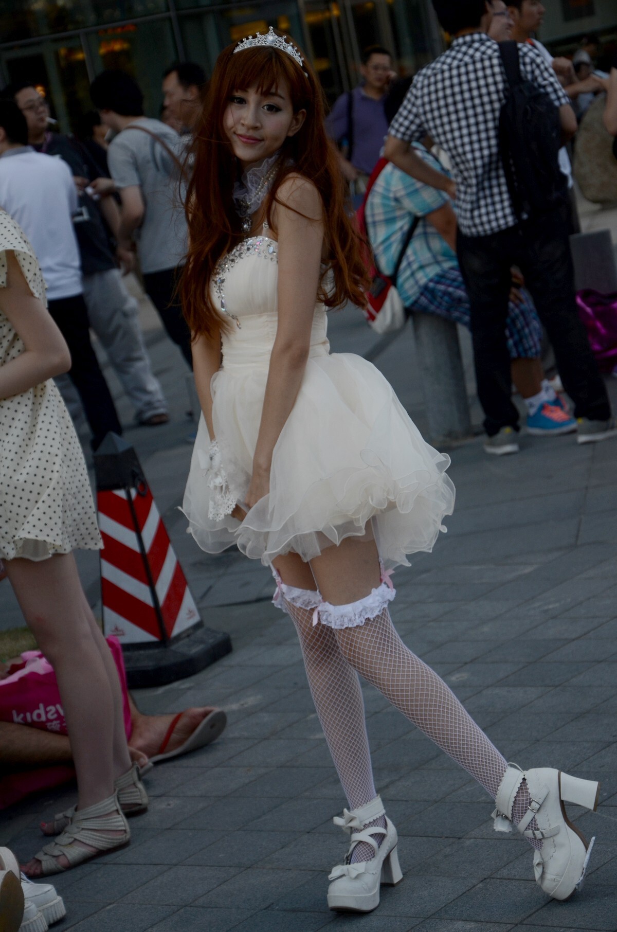 原创街拍丝袜美女078