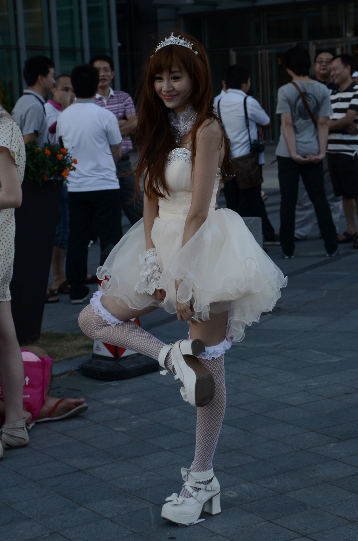 原创街拍丝袜美女078