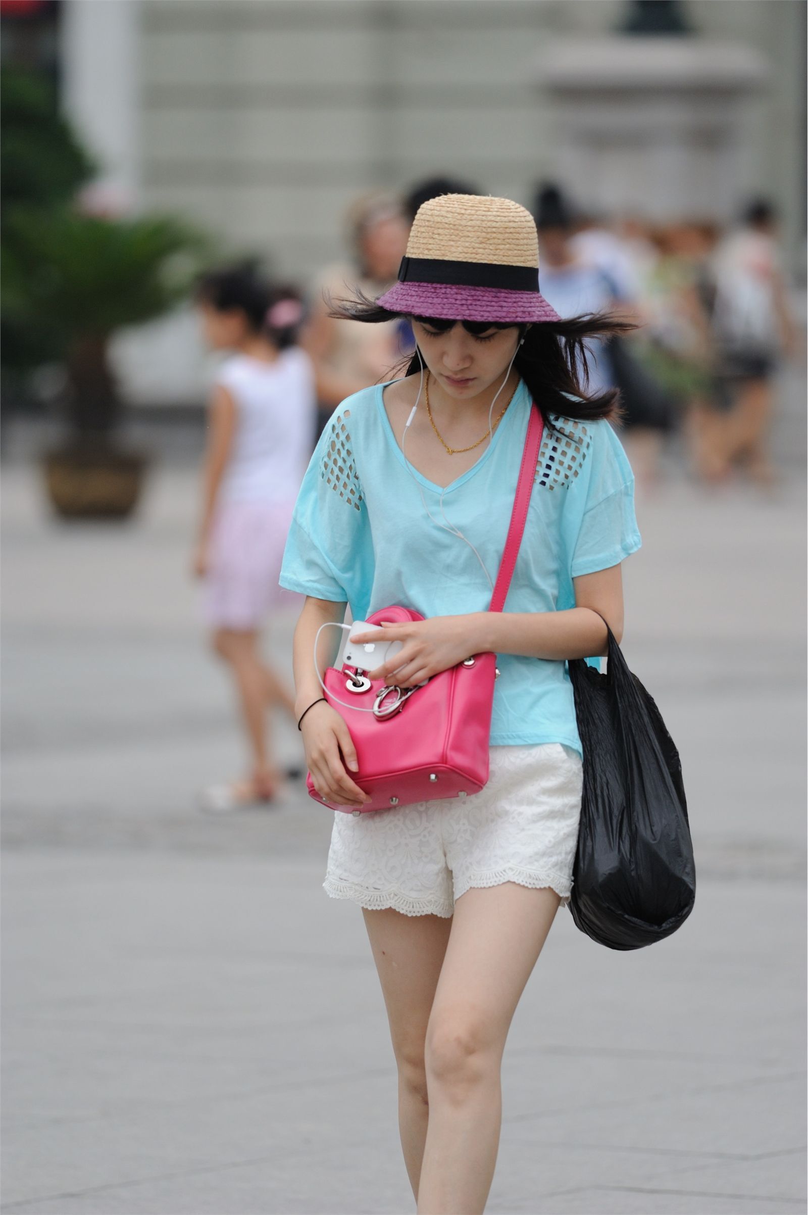 原创街拍丝袜美女079