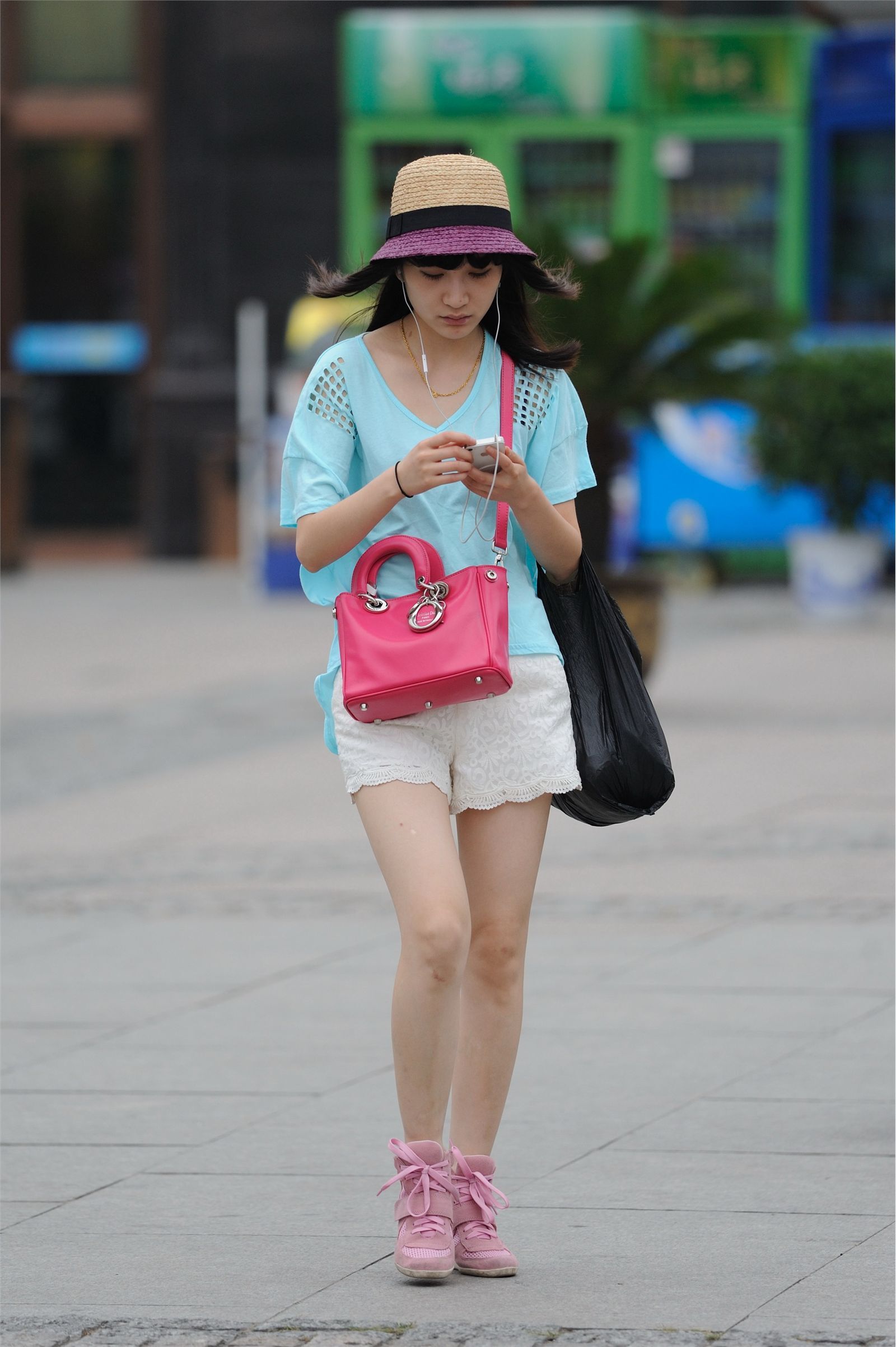 原创街拍丝袜美女079