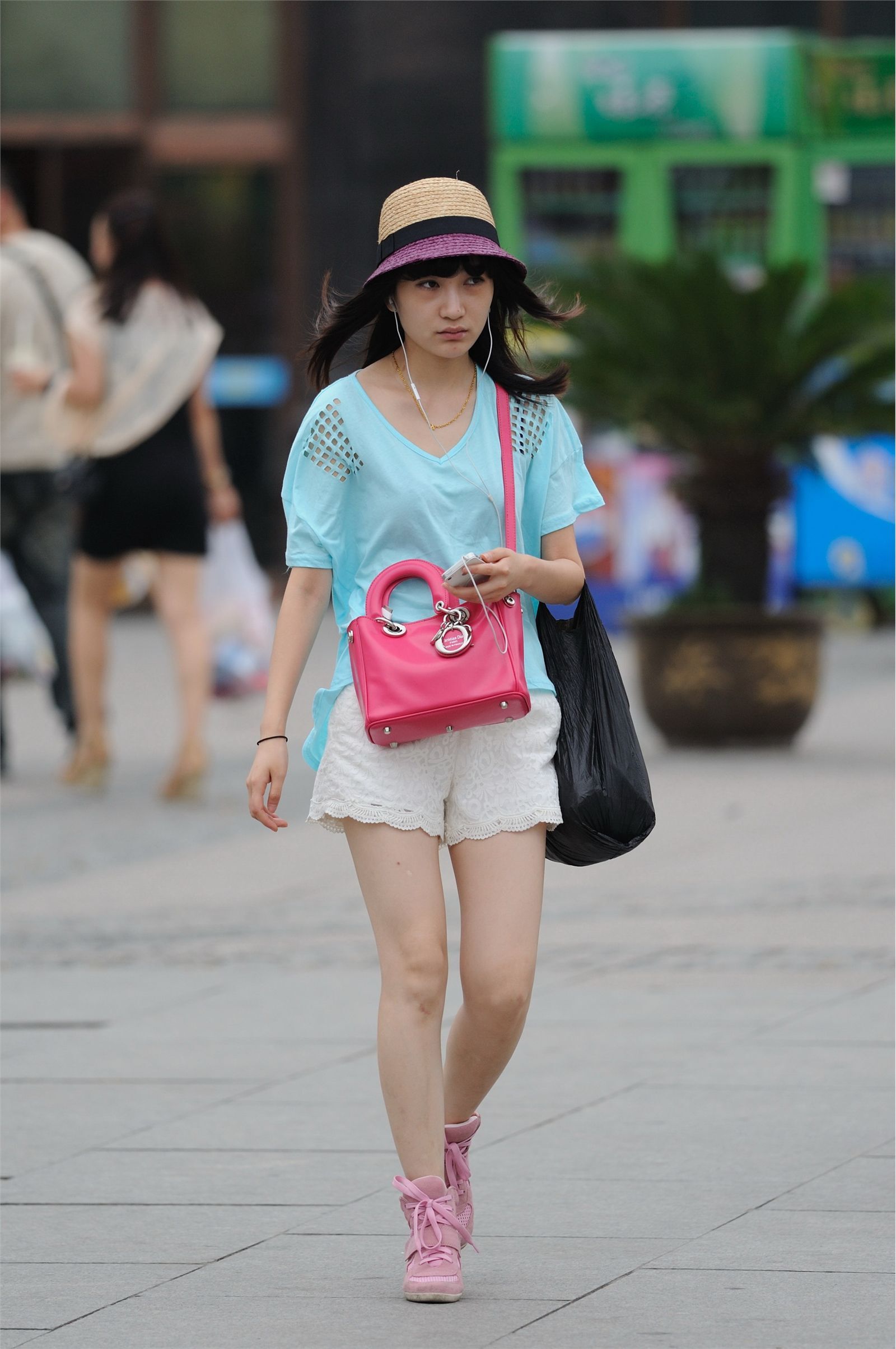 原创街拍丝袜美女079