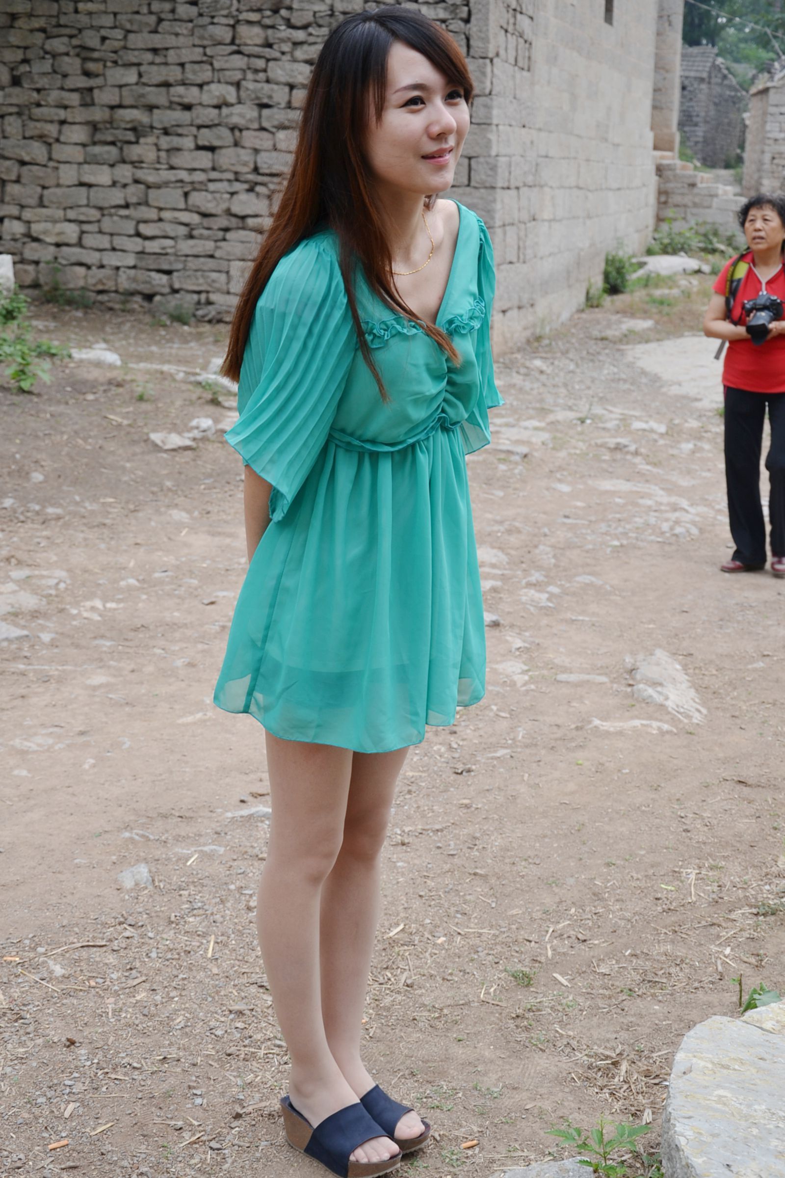 原创街拍丝袜美女079