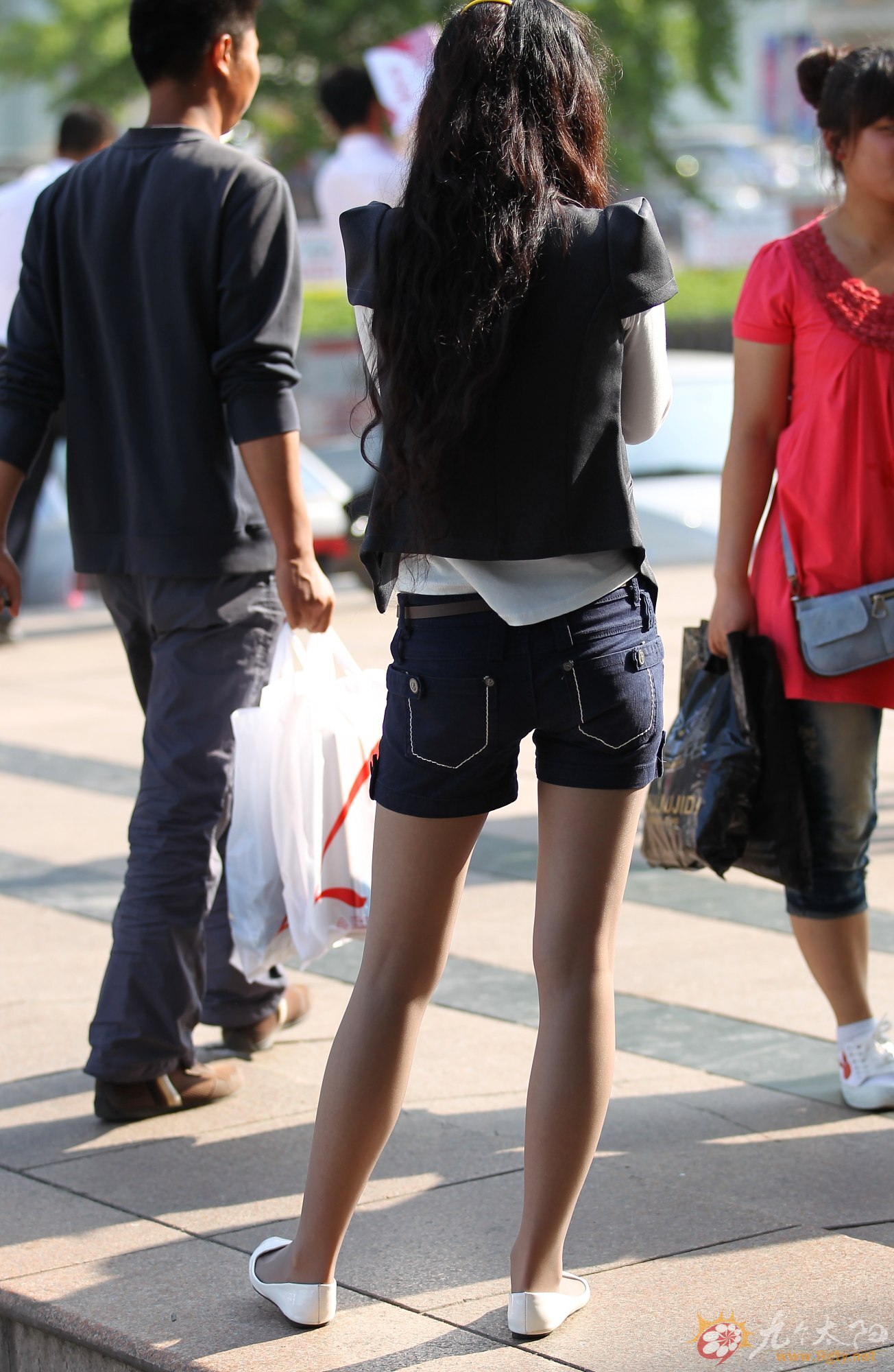 原创街拍丝袜美女079