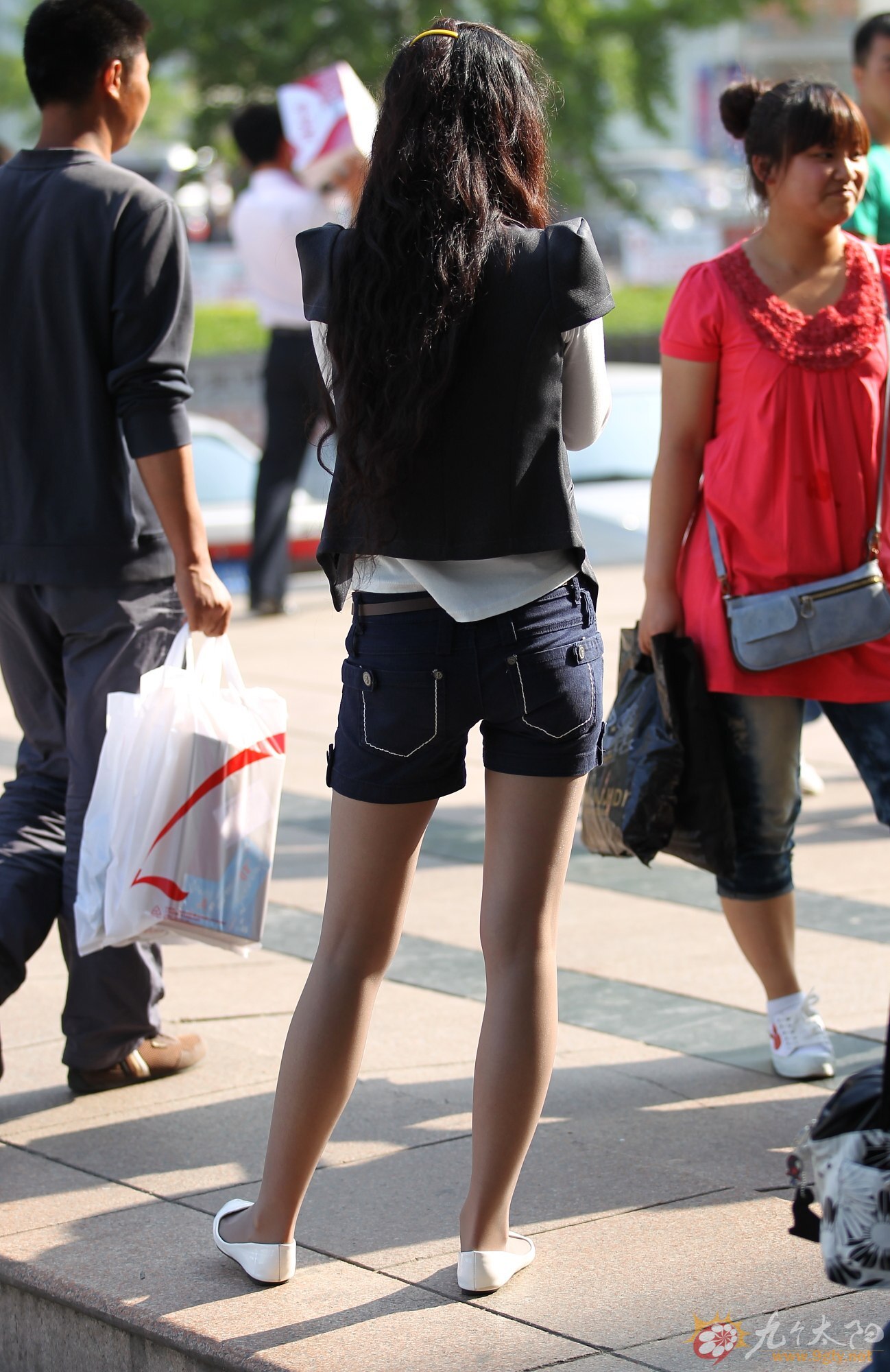 原创街拍丝袜美女079