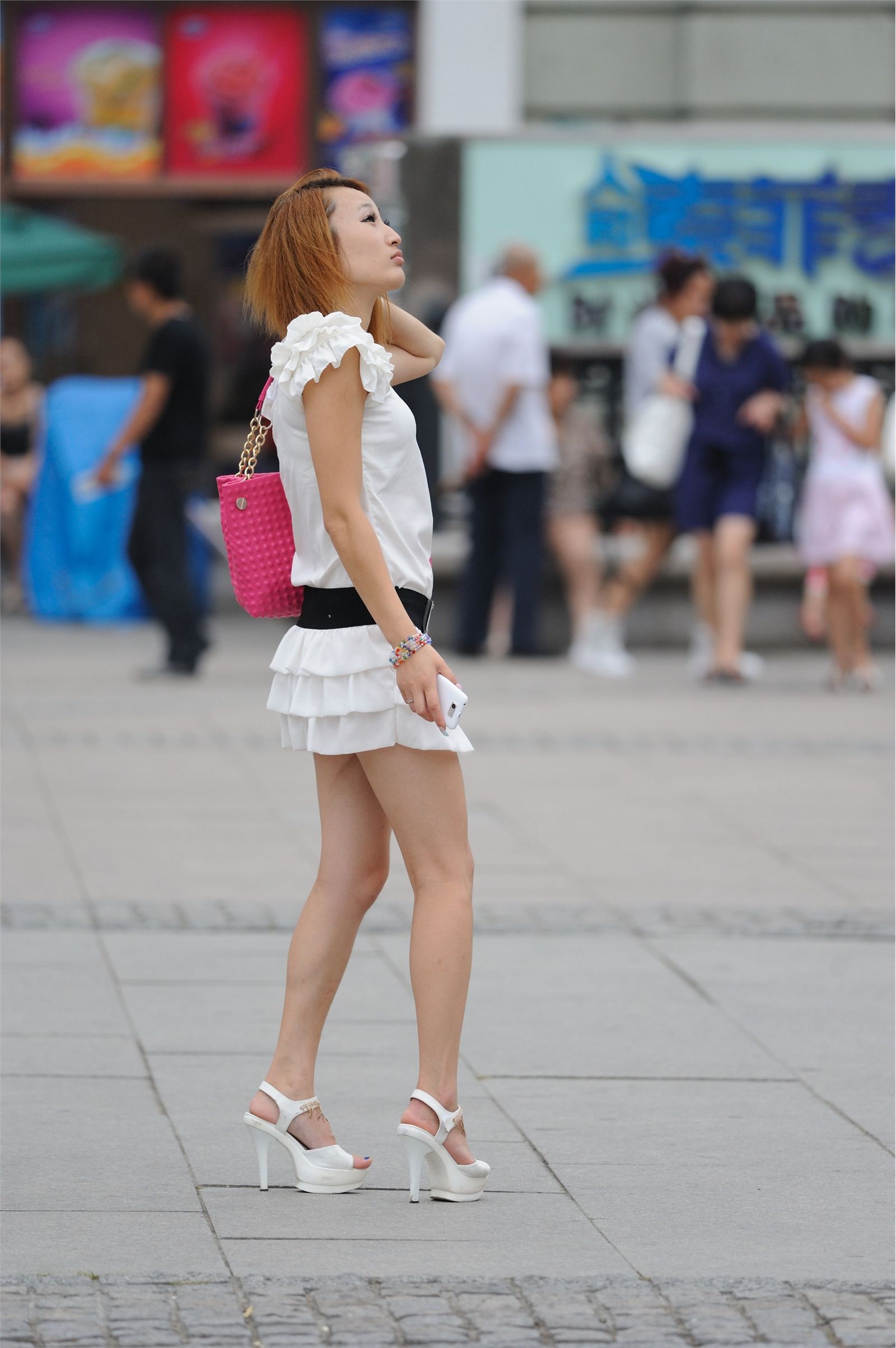 原创街拍丝袜美女079