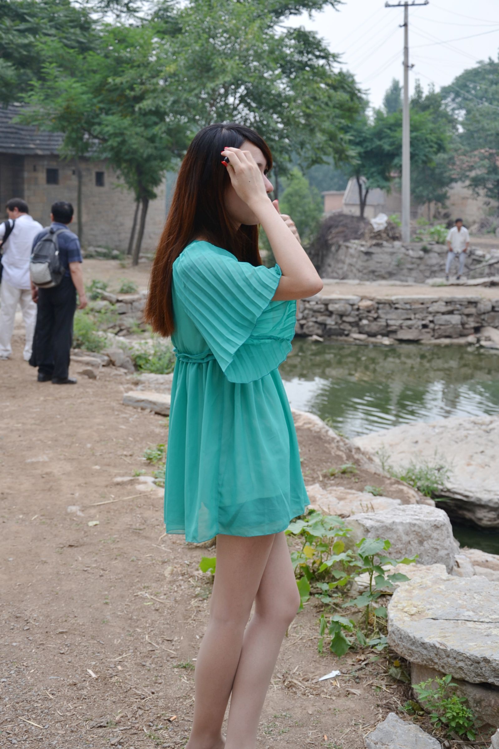 原创街拍丝袜美女079