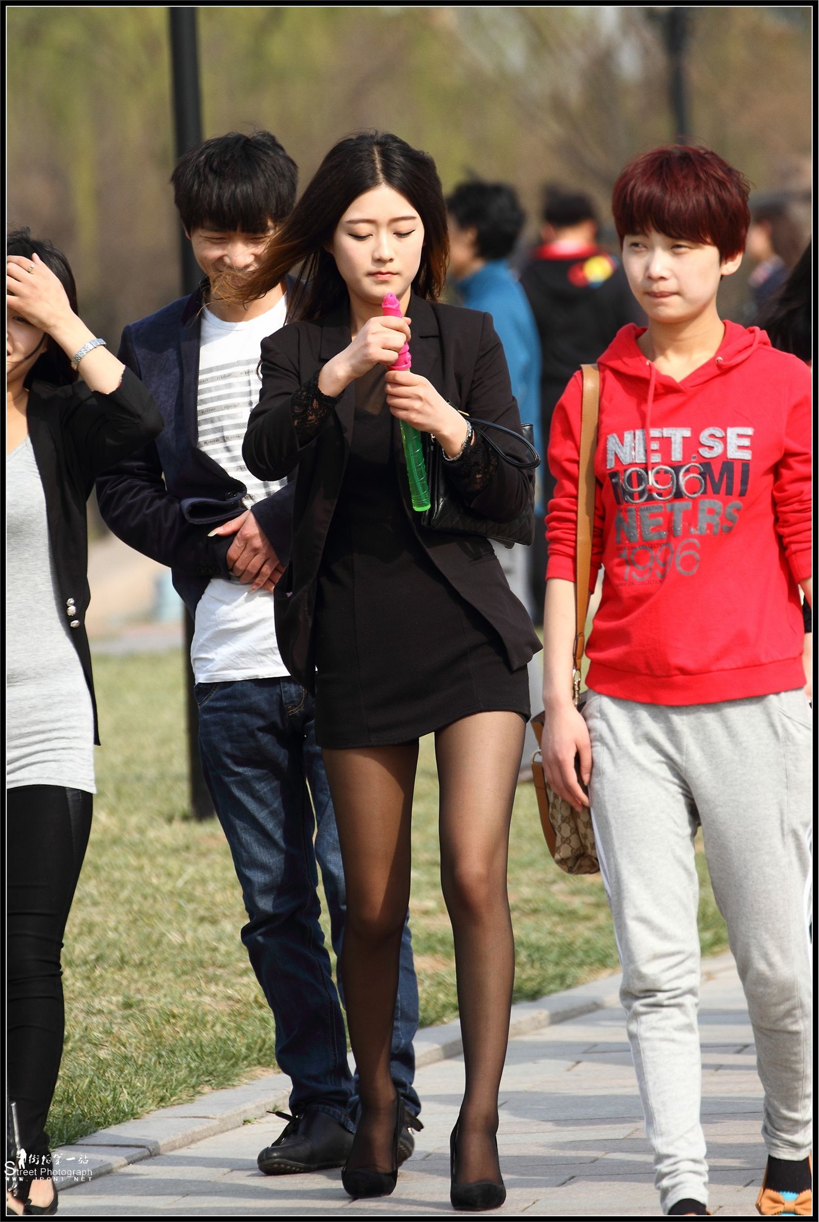 原创街拍丝袜美女080