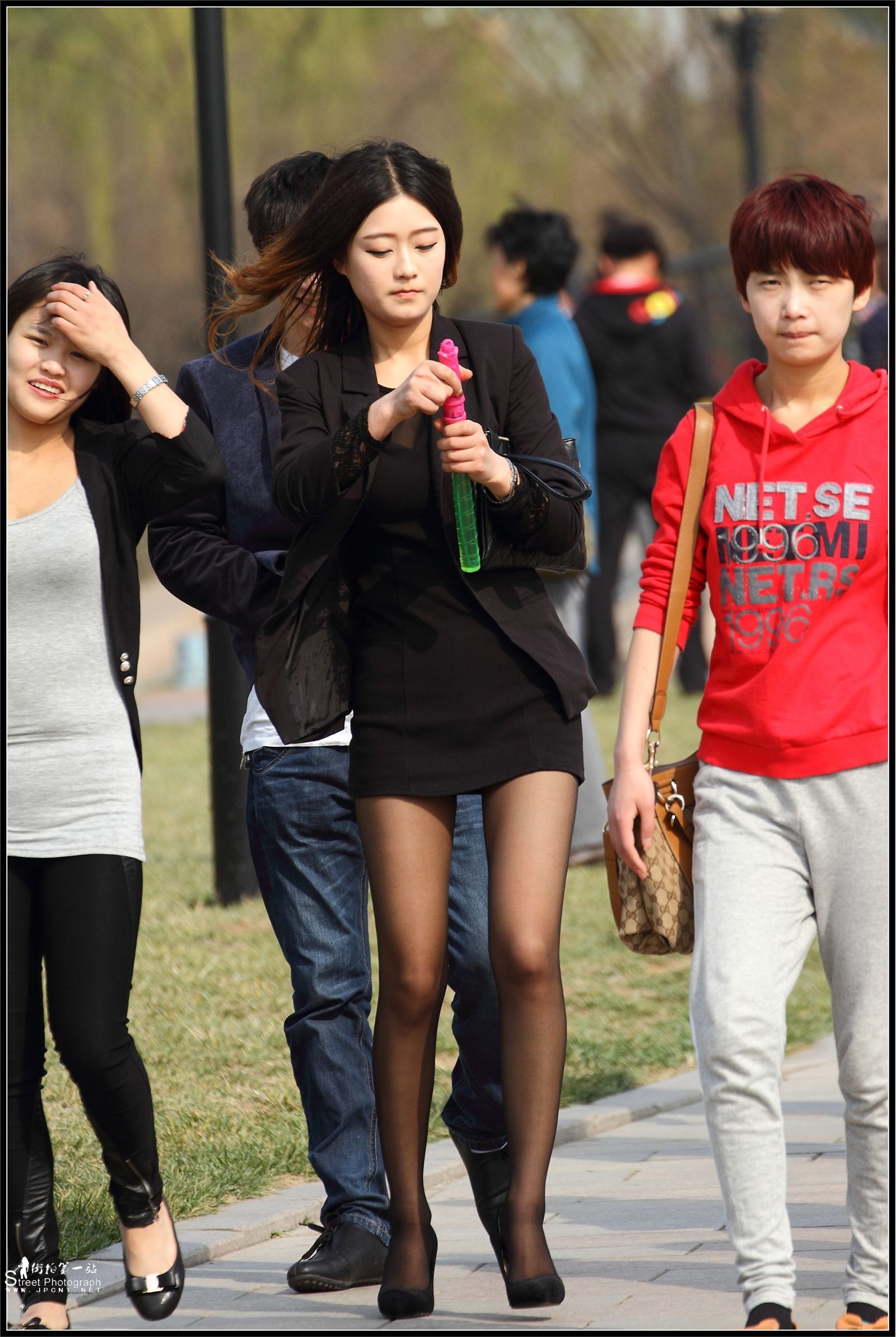 原创街拍丝袜美女080