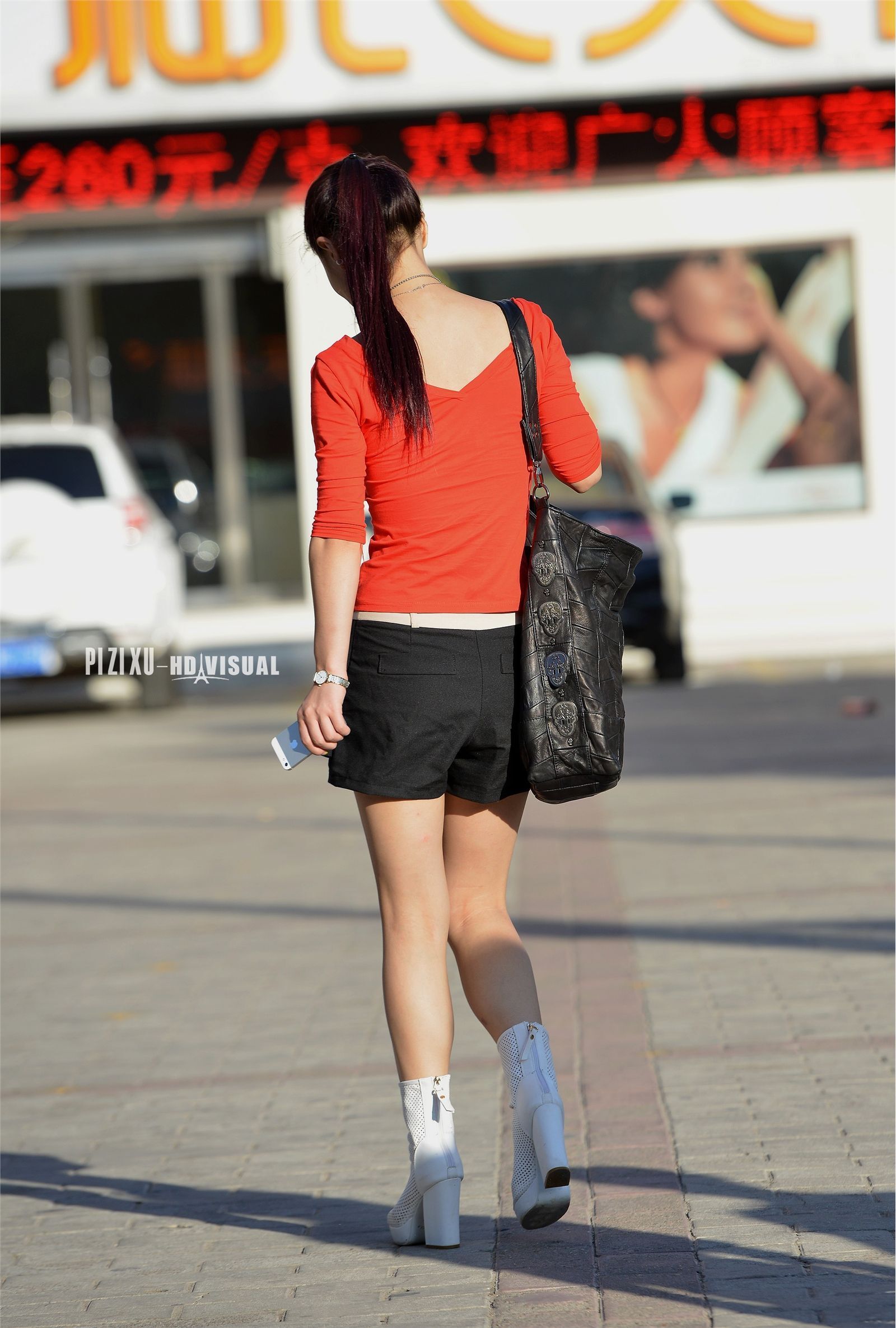 原创街拍丝袜美女080