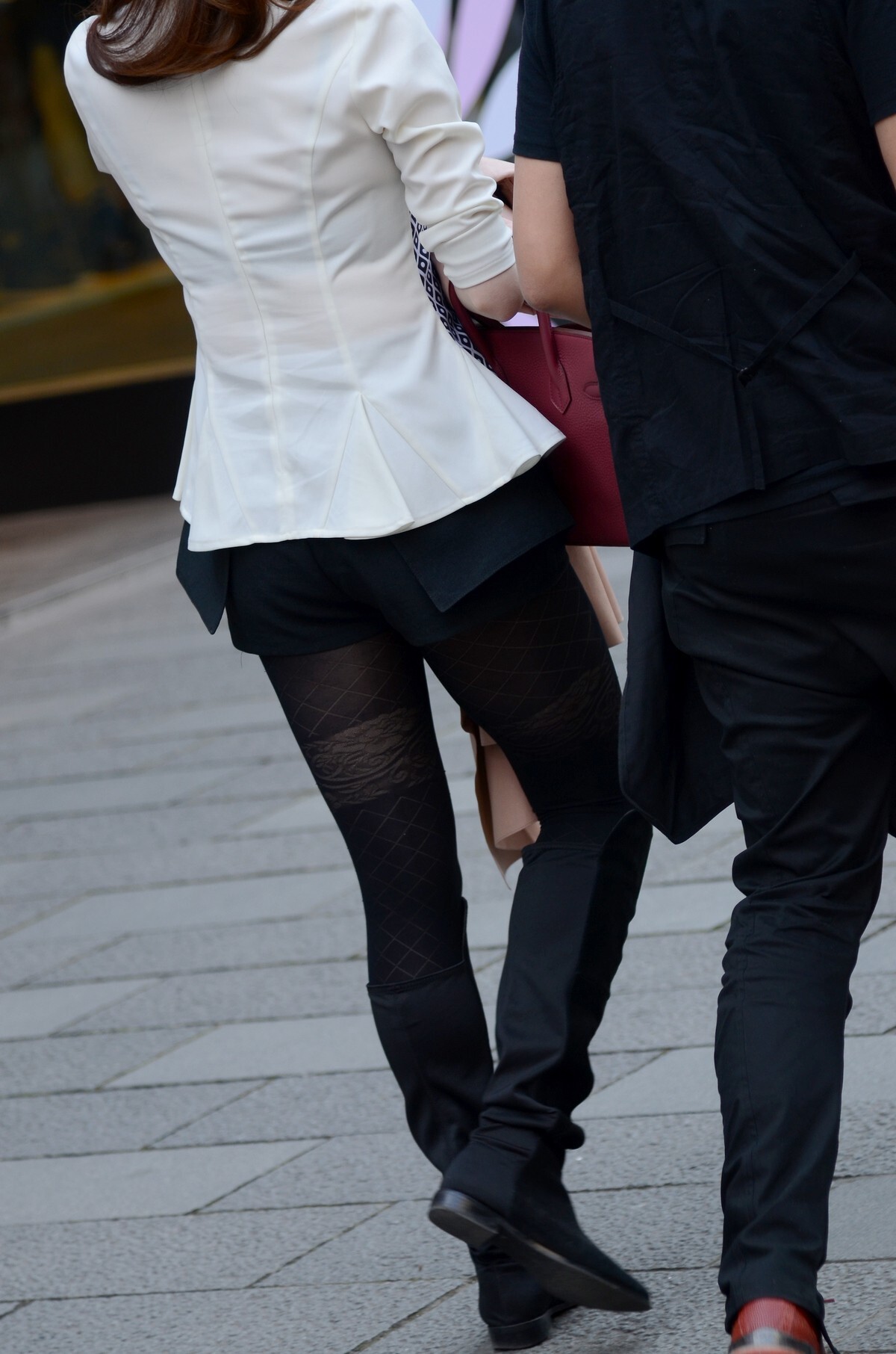 原创街拍丝袜美女080