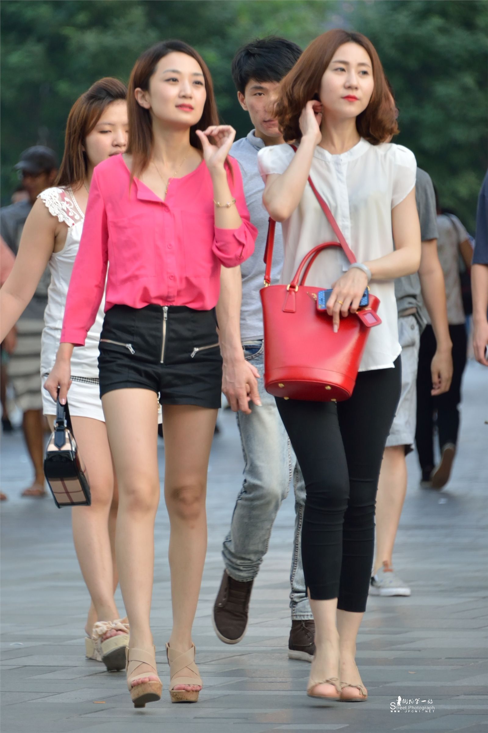 原创街拍丝袜美女053