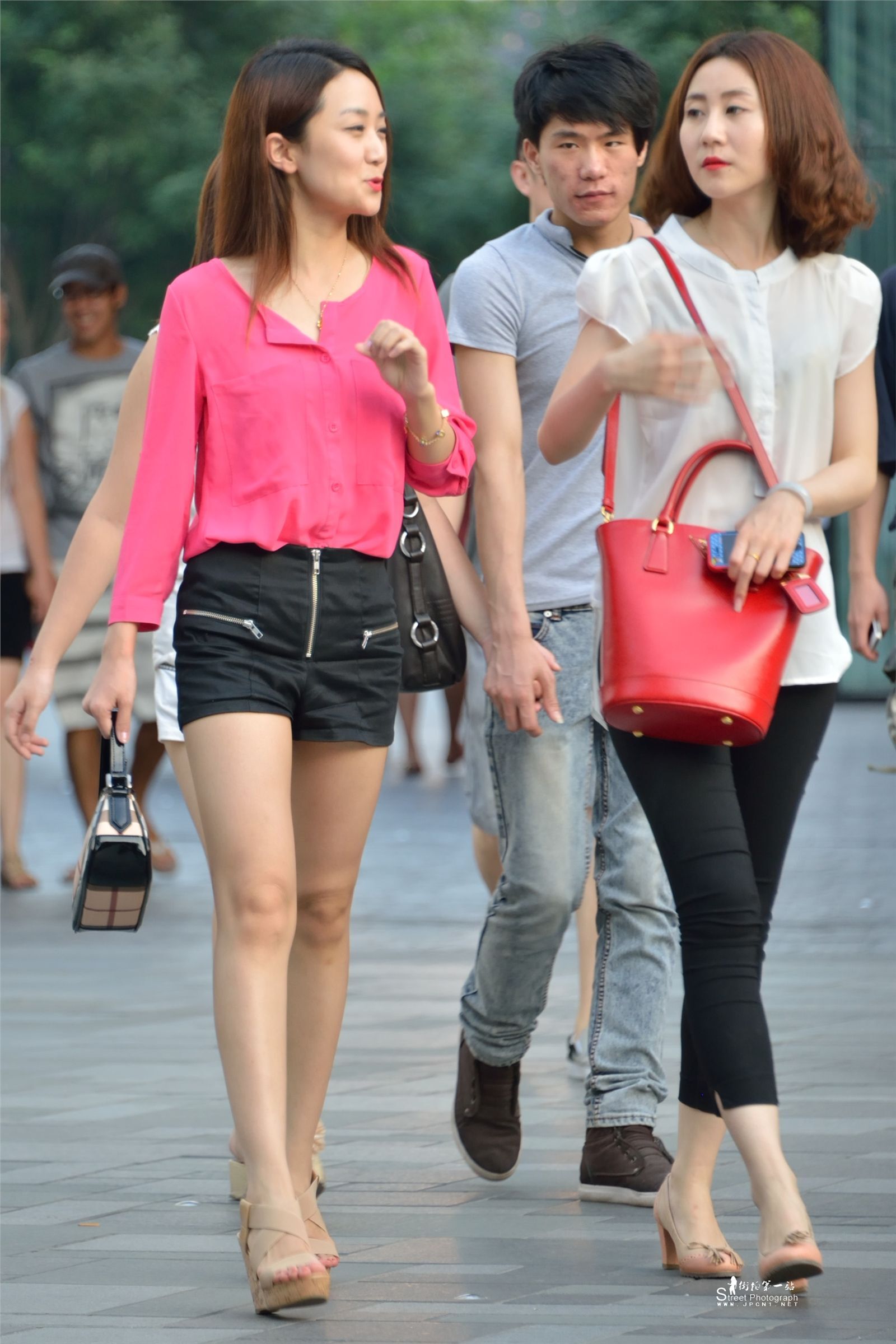 原创街拍丝袜美女053