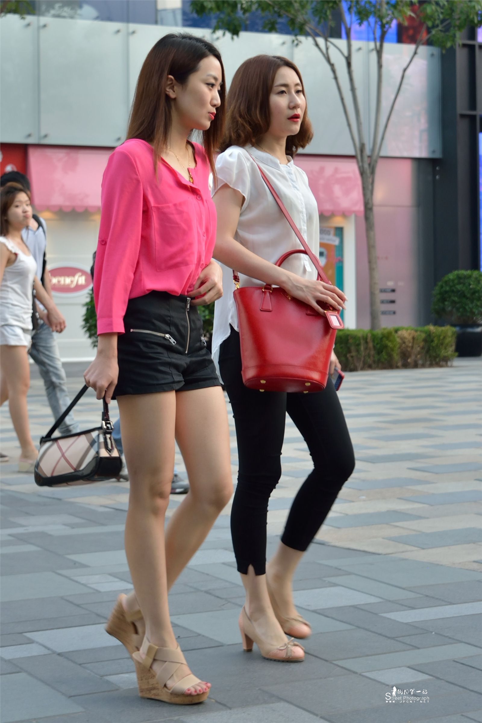 原创街拍丝袜美女053