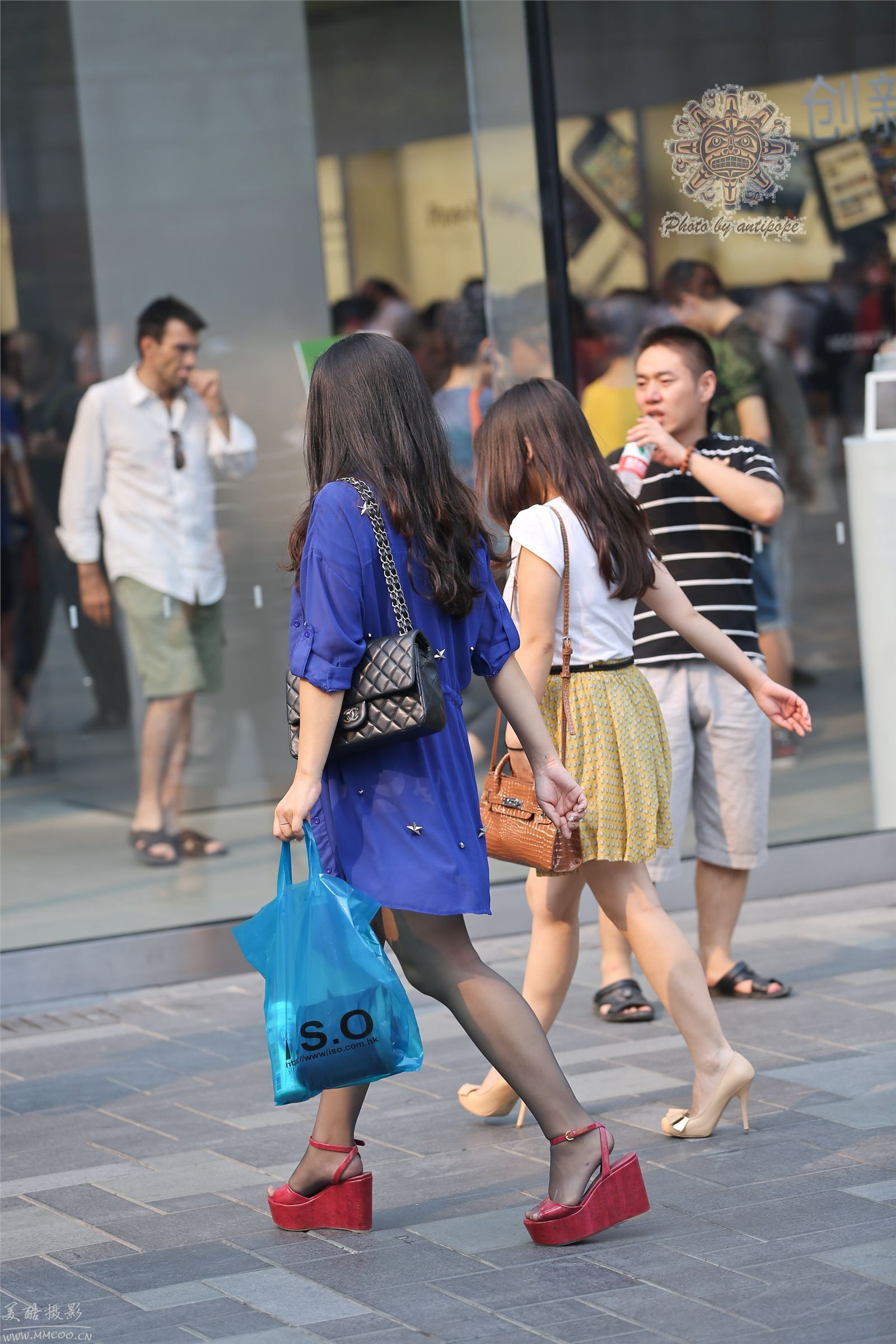原创街拍丝袜美女053
