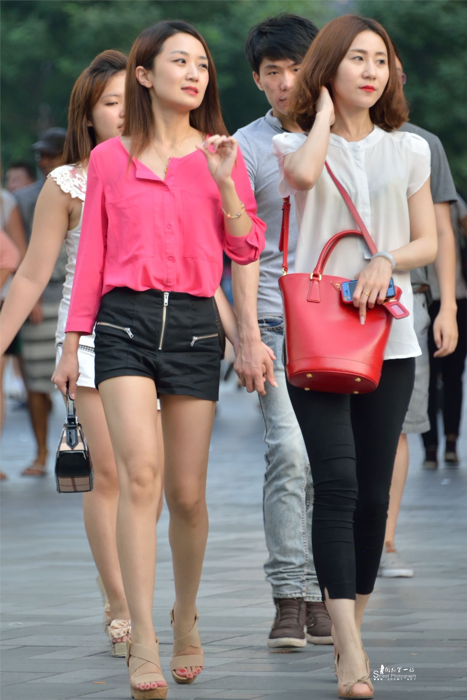 原创街拍丝袜美女053