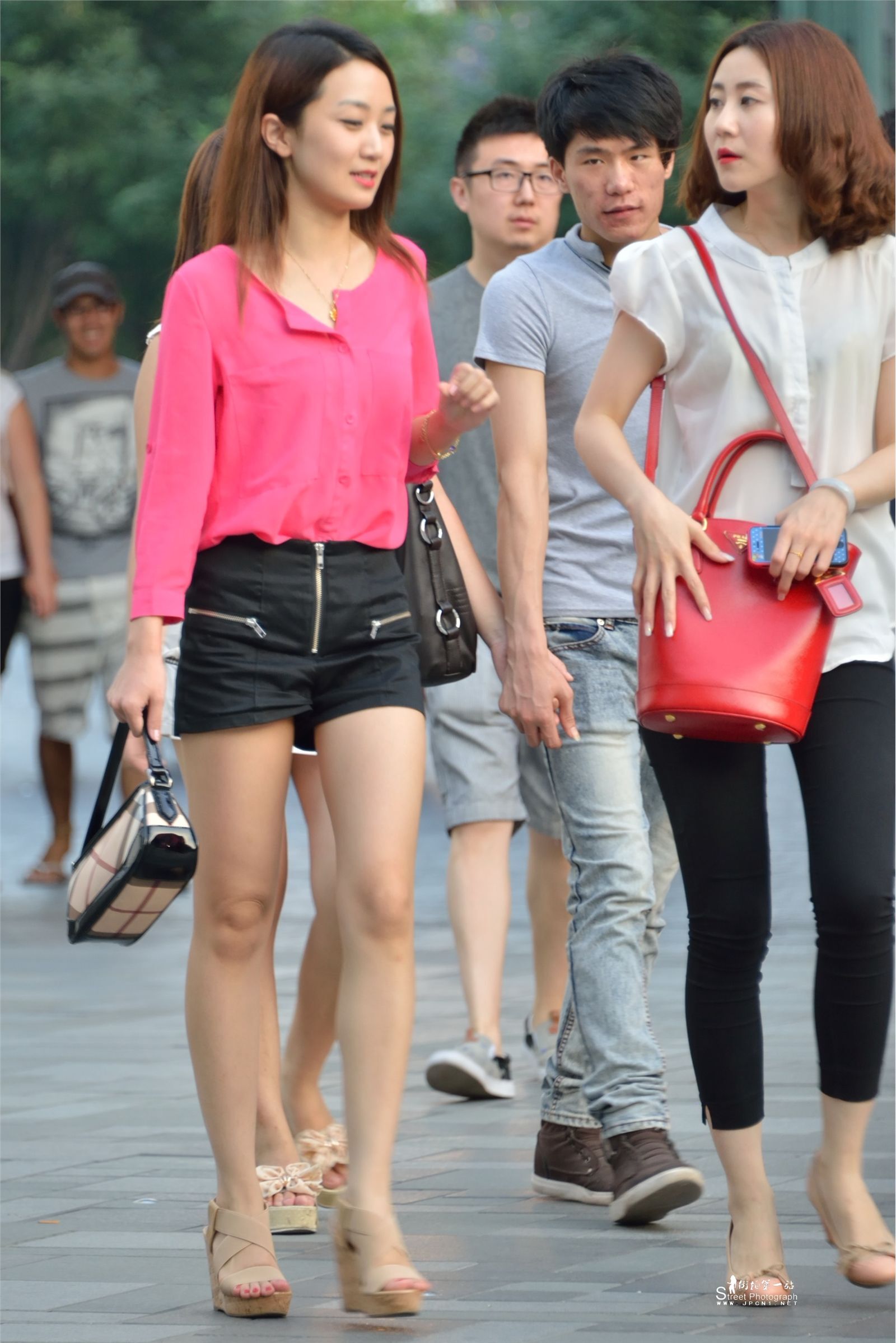 原创街拍丝袜美女053