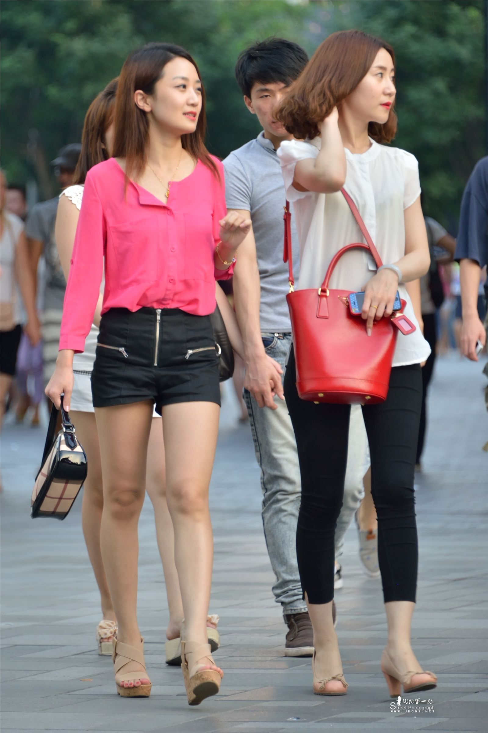 原创街拍丝袜美女053